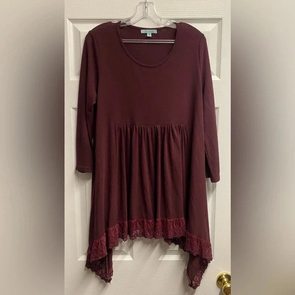 She + Sky Boutique Tunic Top Size Medium - Picture 1 of 5